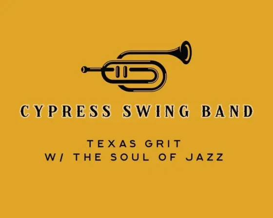 Flyer: Cypress Swing Band FREE CONCERT — 403 Eats - Behind The Fence, Fri, Nov 6