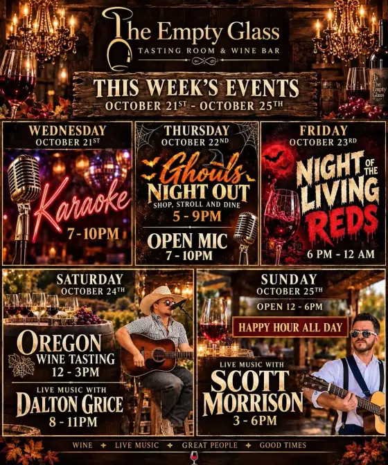 Flyer: Live Music with Scott Morrison — The Empty Glass, Sun, Oct 25