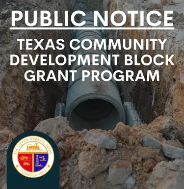 Public Notice For Drainage Grant