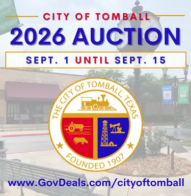 City of Tomball September 2026 Auction